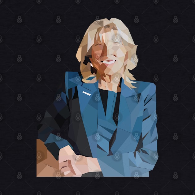 Doctor Jill Biden Polygon Art Portrait by ttyaythings